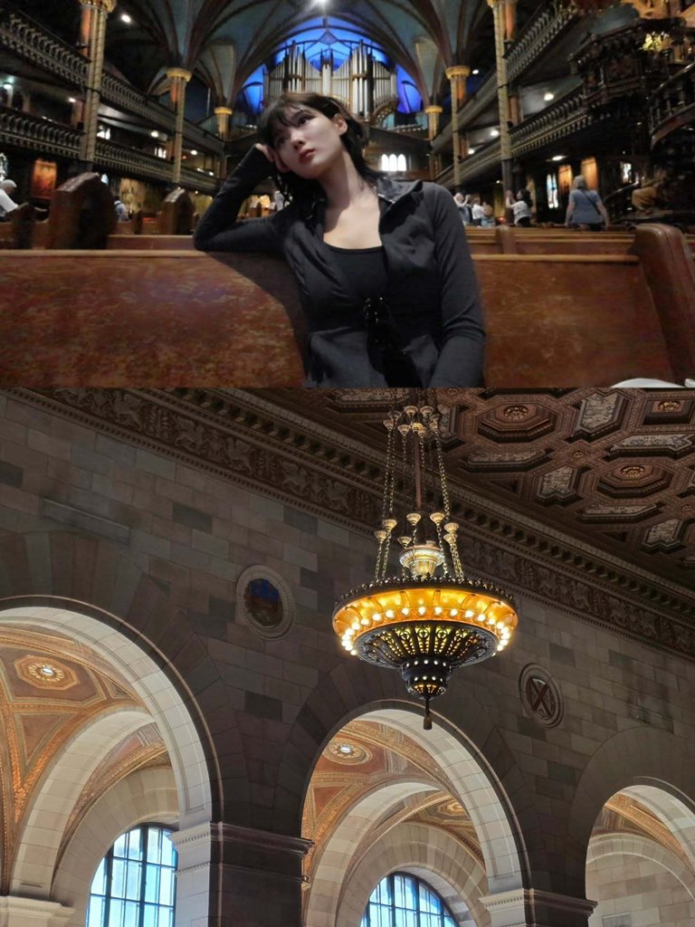 ilove_yoojung's tweet image. Kim Yoo Jung trip to Canada, July 2025
📍Notre Dame Basilica of Montreal
📍Lake Ontario
📍Maligne Lake, Jasper National Park
📍Mount Robson