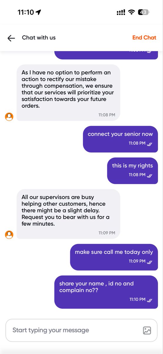 acc19care's tweet photo. Fraud by the swigyy after accepting mistake.. now said you can anything i can’t refund.. गुंडागर्दी by swiggy https://t.co/H0aNyv7arY