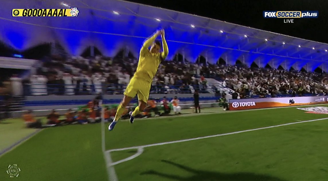 TouchlineX's tweet image. 📸 - CRISTIANO RONALDO TURNED 41 YEARS OLD AND IS STILL SCORING GOALS!

THE GREATEST GOALSCORER EVER LIVED!