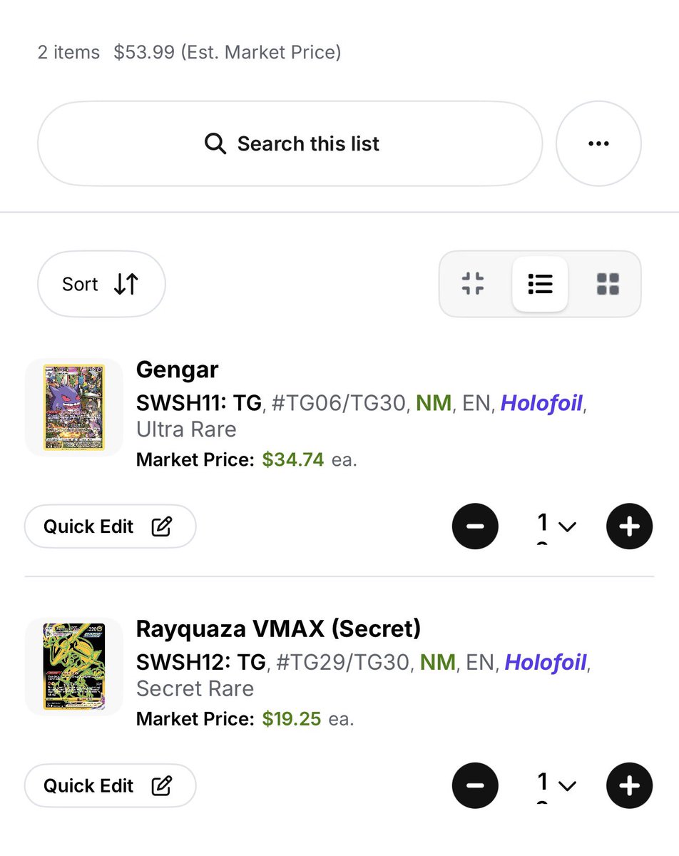 $44 shipped for both
Gengar clean, rayquaza has a rough corner(hard to grab in pictures)