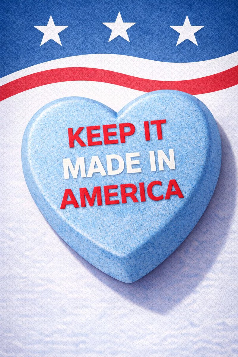 KeepitMadeinUSA's tweet photo. Roses are red 🌹
Violets are blue 💙
We ❤️ American manufacturing ��� and you should too 🇺🇸

https://t.co/0ChIRkoOSI. https://t.co/KYvkag4CtX