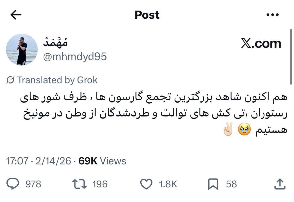 دکتر، مهندس، کارگر، گارسون، آشپز و… هرچه هستند کار می‌کنند و نون بازوی خودشون رو می‌خورن.
شما به فکر نون کثافت مزدوری و وطن‌فروشی خودتون باشید.