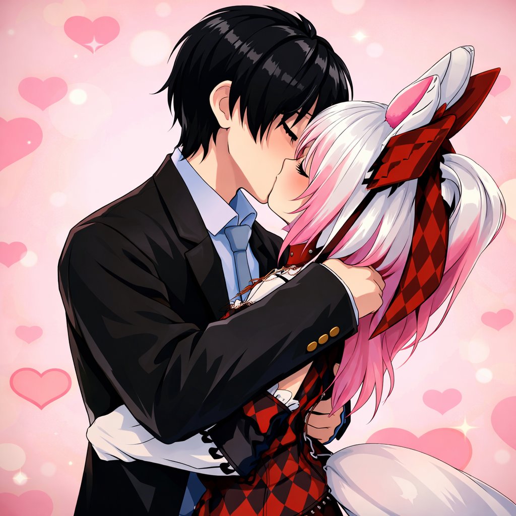 MangleVtuber's tweet photo. Feliz san valentin mis maguitos 😍 con mi esposito @careiseth  #SanValentín #furra #streamergirl #husband https://t.co/o9IzTrUu6C
