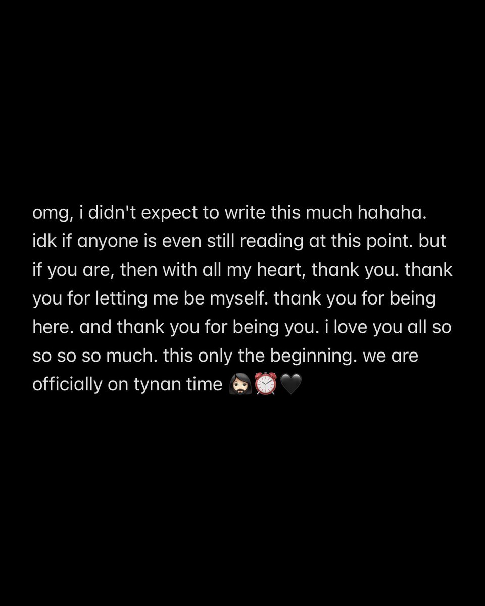 i wrote some words about my album. read if u have the chance (or don't i'm not ur dad)

hope yall are liking tynan time :)