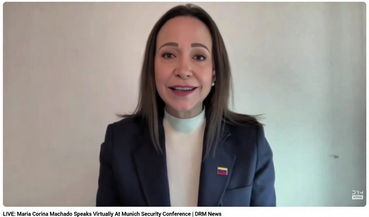 👊🇻🇪👊 𝐌𝐚𝐫í𝐚 𝐂𝐨𝐫𝐢𝐧𝐚 𝐥𝐞 𝐜𝐨𝐦𝐞𝐧𝐭𝐚 𝐚 𝐌𝐚𝐫𝐲 𝐋𝐨𝐮𝐢𝐬𝐞:  "Quiero resaltar una cosa, María Louise. He estado hablando con docenas de venezolanos que han sido excarcelados en los últimos días y horas. Si hay algo que me impresiona y me conmueve realmente es la