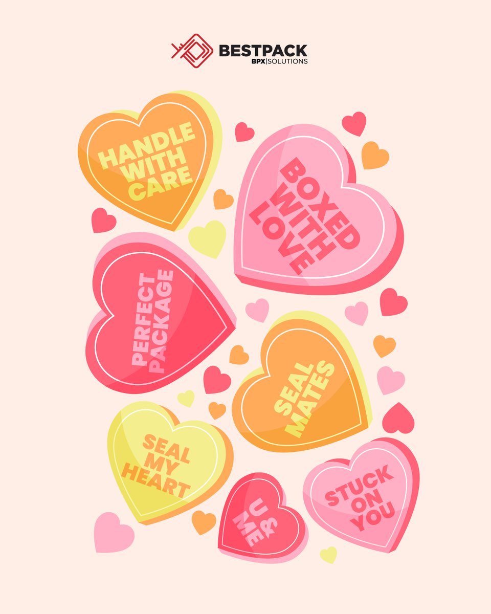Roses are red,
Violets are blue,
We love helping
Our partners like you! 💛

We’re your perfect match for automated packaging solutions. 💝 Happy Valentine’s Day from all of us at BestPack! ❤️

#bestpack #bpxsolutions