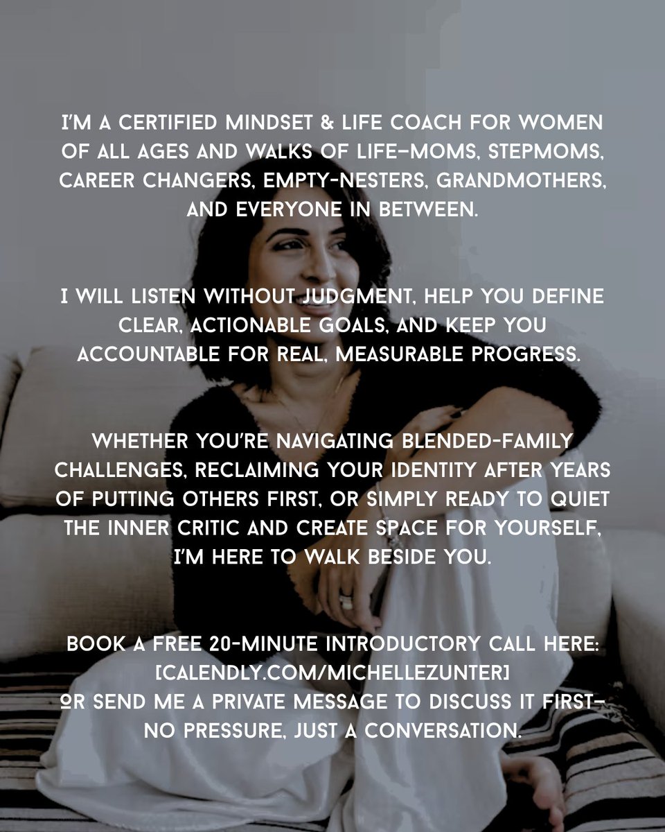 Book a free 20-minute introductory call here at Calendly.com/michellezunter
OR send me a private message to discuss it first—no pressure, just a conversation.