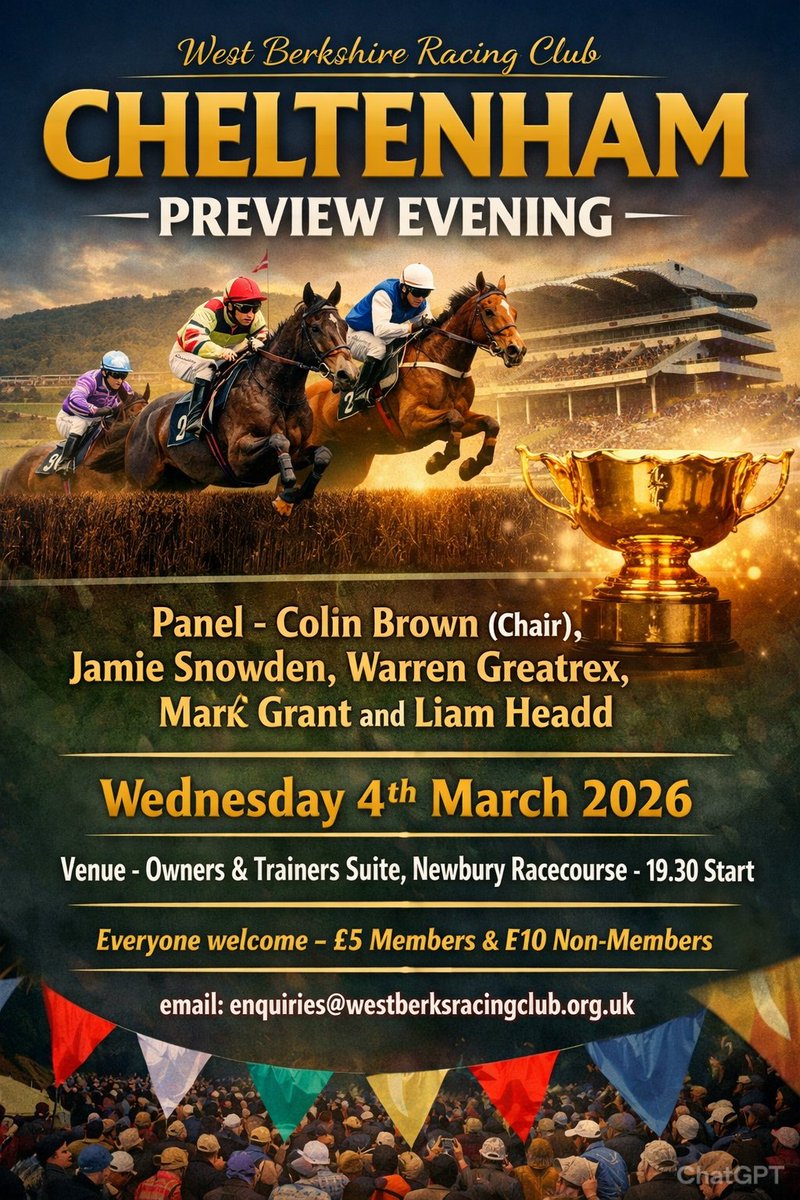 WestBerksRC's tweet photo. Everyone is most welcome. All proceeds to IJF and Racing Welfare.
@LiamHeaddRP @wgreatrexracing @MarkGrantRacing @jamiesnowden @IJF_official @Racingwelfare @NewburyRacing https://t.co/DOrx5fop0P