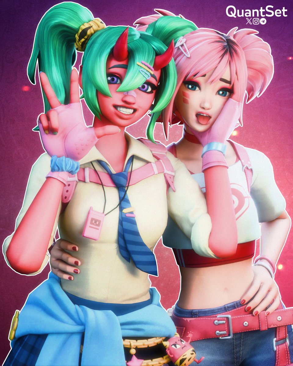 Nemia &amp; Esme - Happy Valentine's Day

#Fortnite #FortniteArt