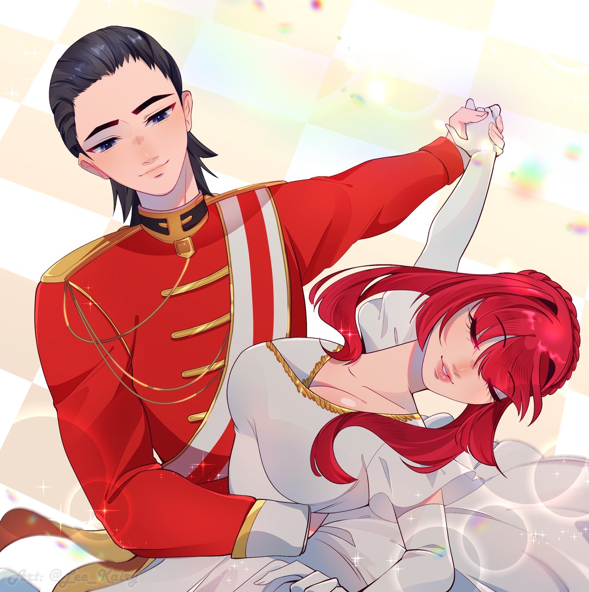 Regalo de San Valentin para <a href="/monobogithe/">Monobogi Thunderforge - RPGTuber herrero.</a> como Stark y Fern, Mono siendo noble pero a veces sin tacto, y yo gruñona pero cuidadolo, la pareja de baile ideal😍
Te quiero mucho Mono, gracias por seguir a mi lado siempre ❤️ 🦋
Art: <a href="/Lee_Kairy/">Kairy_Gi 🐯 ComisionesABIERTAS</a> 

#NiraTamaeart #VTuberES #VtuberUprising