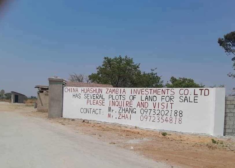 The Chinese have since 2012, became powerful in our country, now some own vasts amounts of land.

Now the Chinese are putting up adverts asking Zambians to buy land in Zambia from them.

Its as if the Chinese are the owners of the country &amp; the Zambians are the foreigners !!!