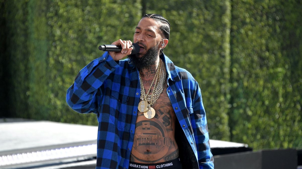 Nipsey Hussle's posthumous album with Bino Rideaux debuts "Reckless." Album this summer. Full story: complex.com/music/a/jaelan…