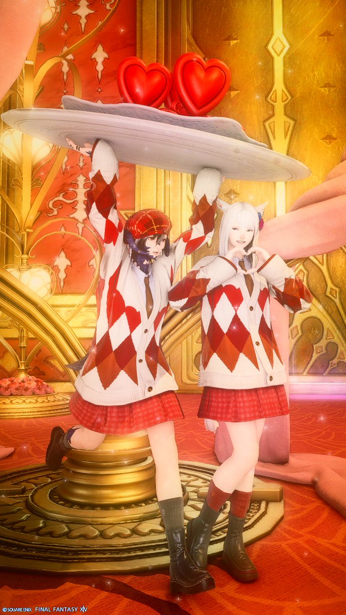 昨日のバレンタインはたのしく過ごせましたか？
ひさしぶり写真屋も出来たのでわたしは🥰
#写真屋TAKIBI #FF14