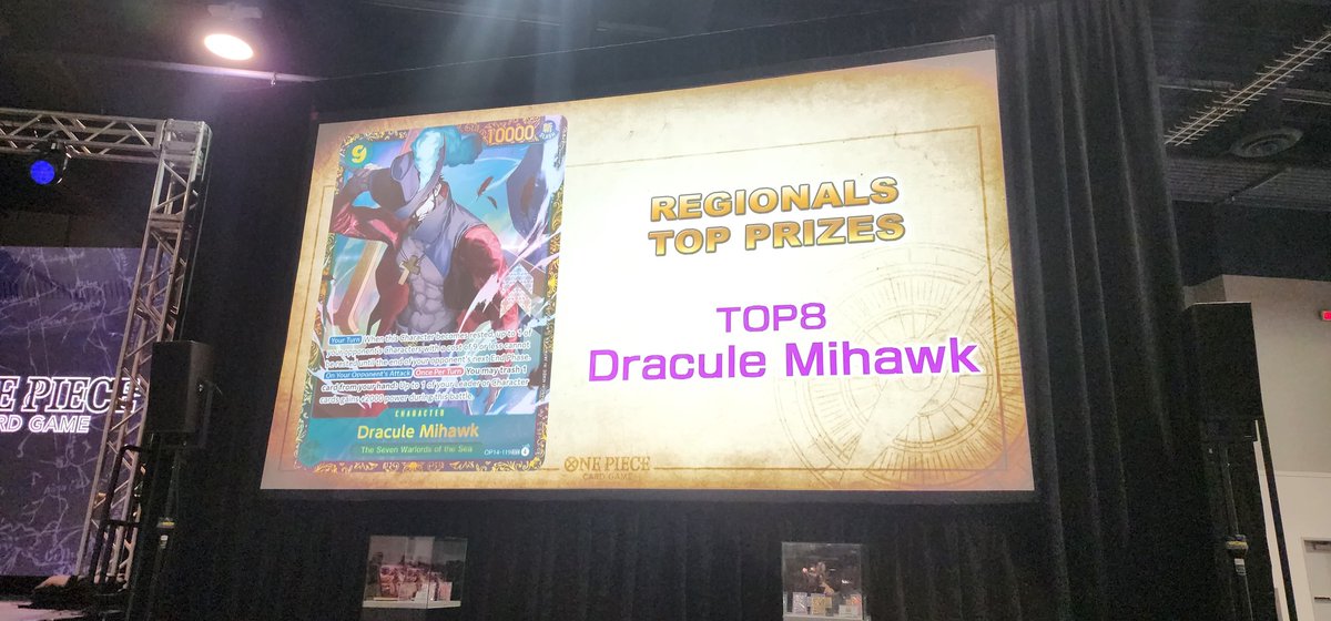 OrangeSamuraiD's tweet photo. Regional Top 8 Mihawk for 2026-2027 Regionals! https://t.co/awz4fT65B8