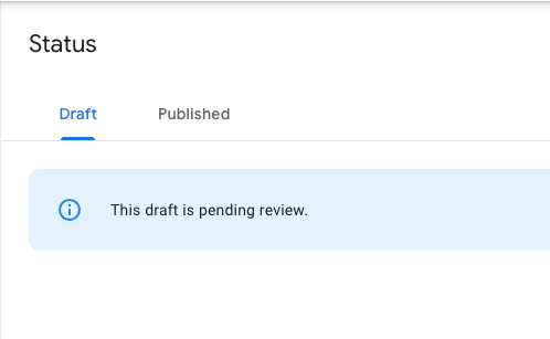 ThatCdnAli's tweet photo. anybody know how long this will take? i really want my chrome extension to be live so people can try it out https://t.co/bvGWOTjjsz