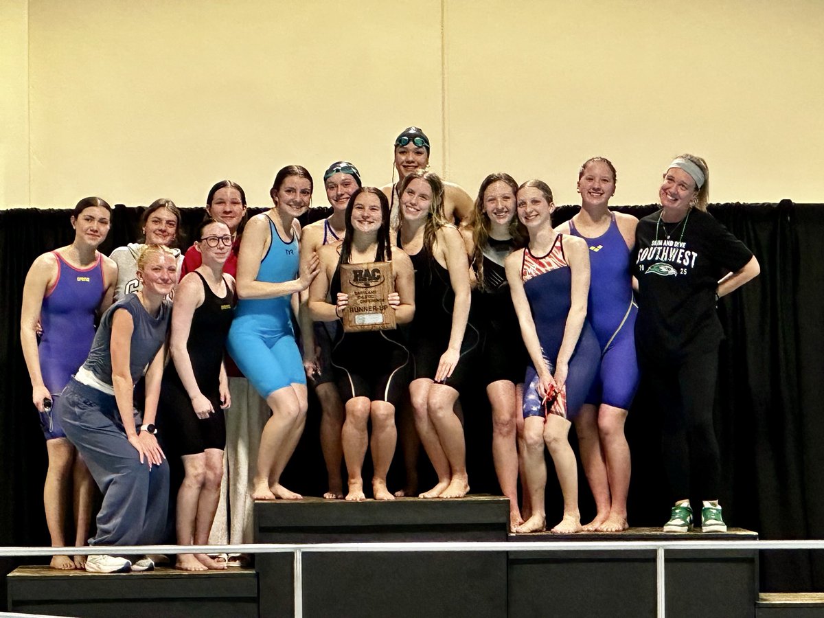 lswathletics's tweet photo. 2026 Girls HAC Conference Championships Swim & Dive Runner-Ups! Great job Hawks! π₯ https://t.co/ejtfNaN09J