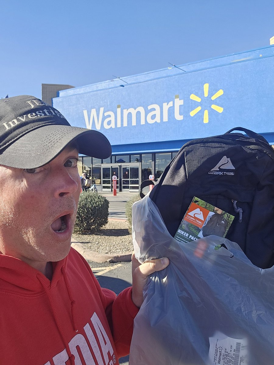 I just bought a Ozark Trail Hiker Backpack at Walmart a few miles away from where Nancy Guthrie lives. Backpacks are locked behind glass. Employee had to use a scanner to open up glass. Same type of Backpack the perp used.