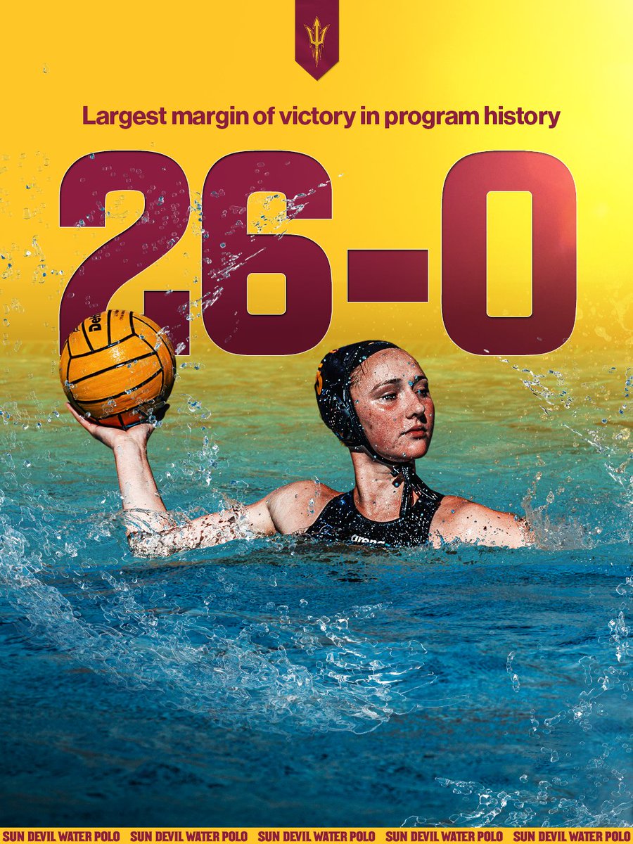 Add that to the record books ✍️

The Sun Devils 26-0 victory becomes the largest margin of victory in program history 👏

#ForksUp /// #O2V