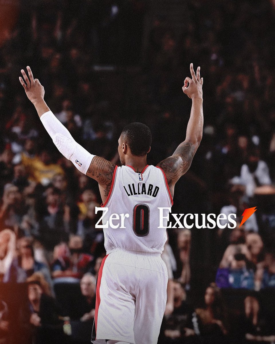 Gatorade's tweet image. Greatness is always on time ⚡️ @Dame_Lillard is your 2026 @NBA @StateFarm 3-point contest winner.