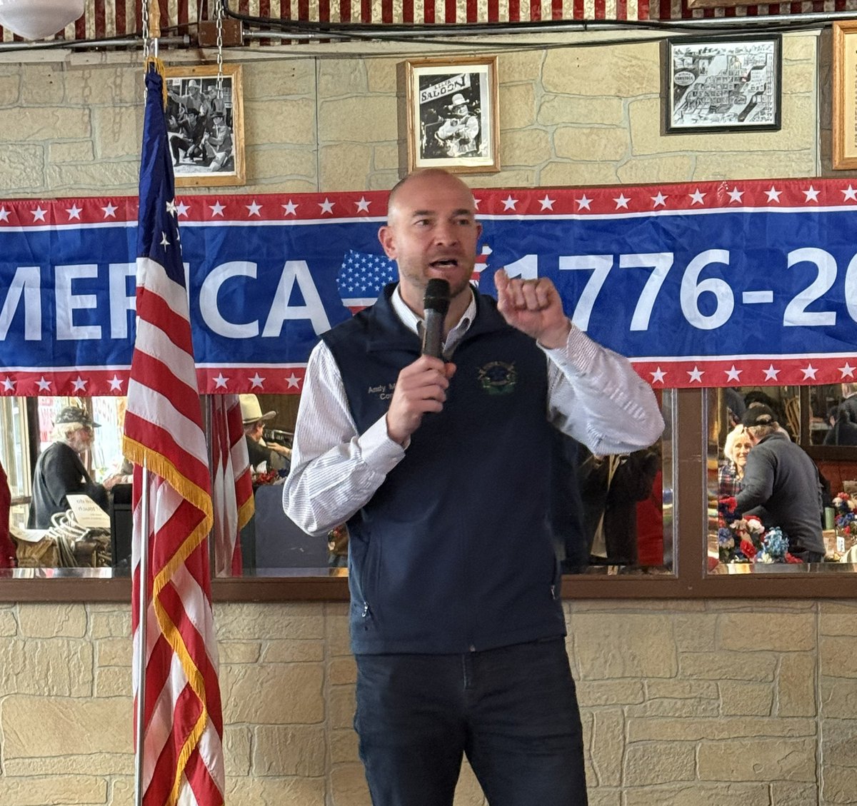 It was an honor to address the huge, energetic crowd at today's Storey County Republican Party Lincoln Day Brunch in Virginia City!
