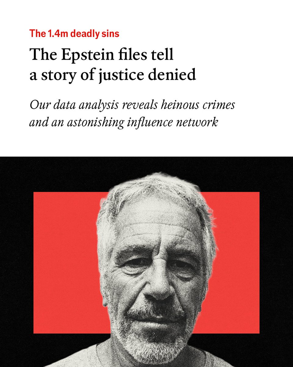 The 1.4m emails reveal a world of flattery, vanity, cupidity, cruelty and lechery, as well as Jeffrey Epstein’s reprehensible crimes. Our data analysis examines his astonishing network of influence-trading econ.st/4aj9Wz2

Illustration: The Economist / Getty Images