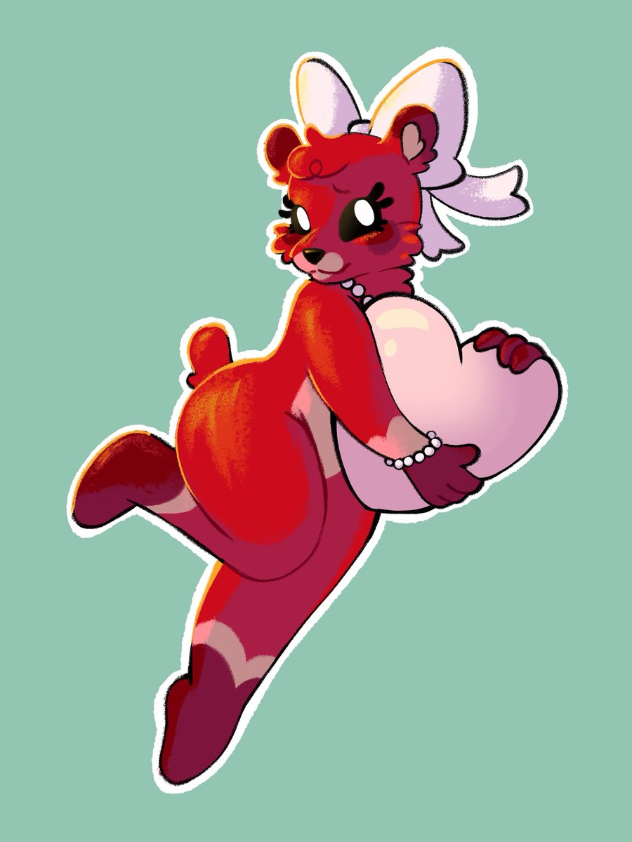 Happy Valentines!!! 
A little gift I made for <a href="/froaglegs/">Cinafroagles | CEO of Electric Love 💡⚡️❤️</a> 

#SmilingsCritters