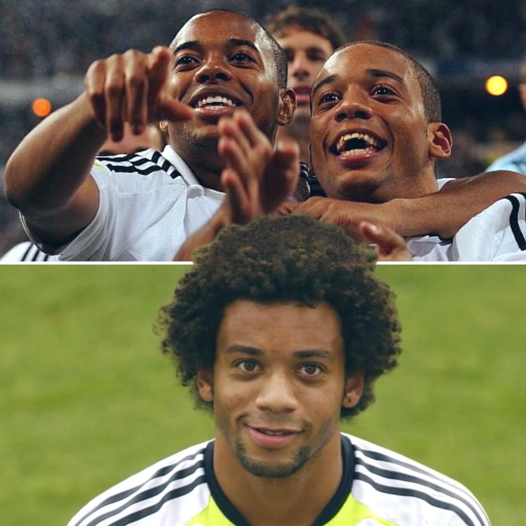 Marcelo: “I let my hair grow because people find it hard to differentiate me from Robinho.”