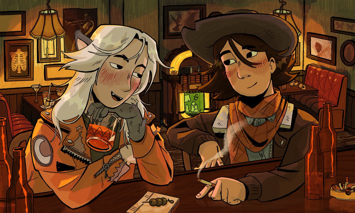 silverbullet valentine's  date at jezebel's 😝😝😝 #deadlock #deadlockfanart