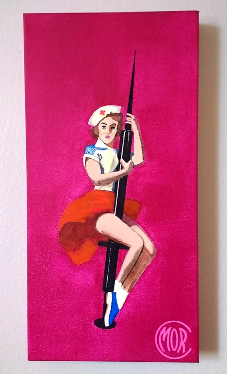 OccupyWallets_'s tweet photo. https://t.co/mYwVaYoLKb
Happy Valentine's Day, all you lovers!
(Nurse Strangelove painting by #CMOR Free shipping anywhere, pay with #crypto!) https://t.co/OvEmDLVUTj
