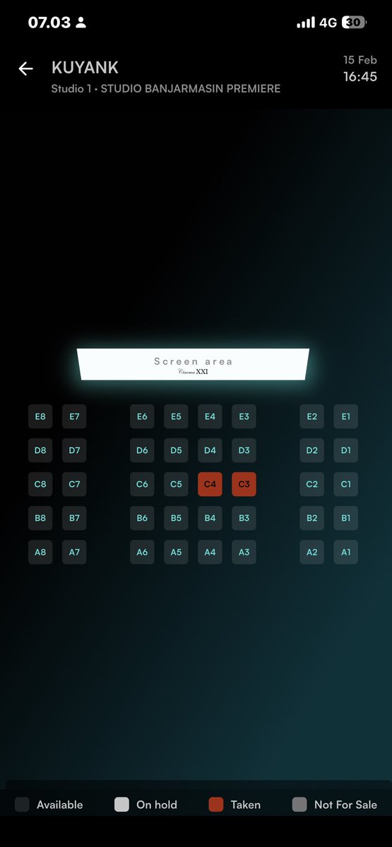 Terimakasih yang sudah beli tiket Film kuyank seharga 200rb / tiket di studio premier.   #kuyank