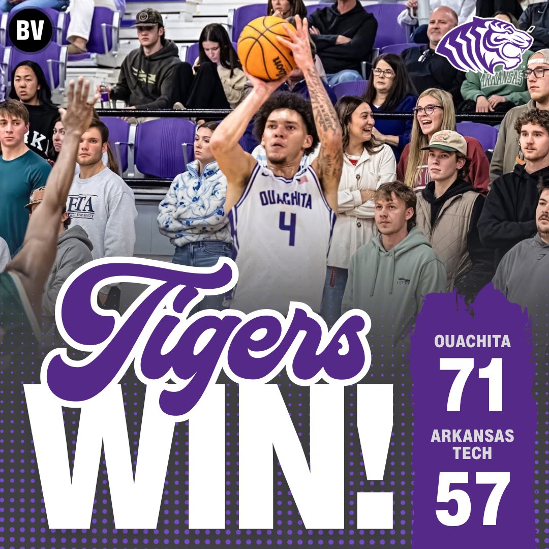 OBUMBB's tweet photo. For the first time in 50 years, the Ouachita Tigers have won 20 games in back-to-back seasons! 

#BringYourRoar🐅 https://t.co/w0EGIyJ1Zu