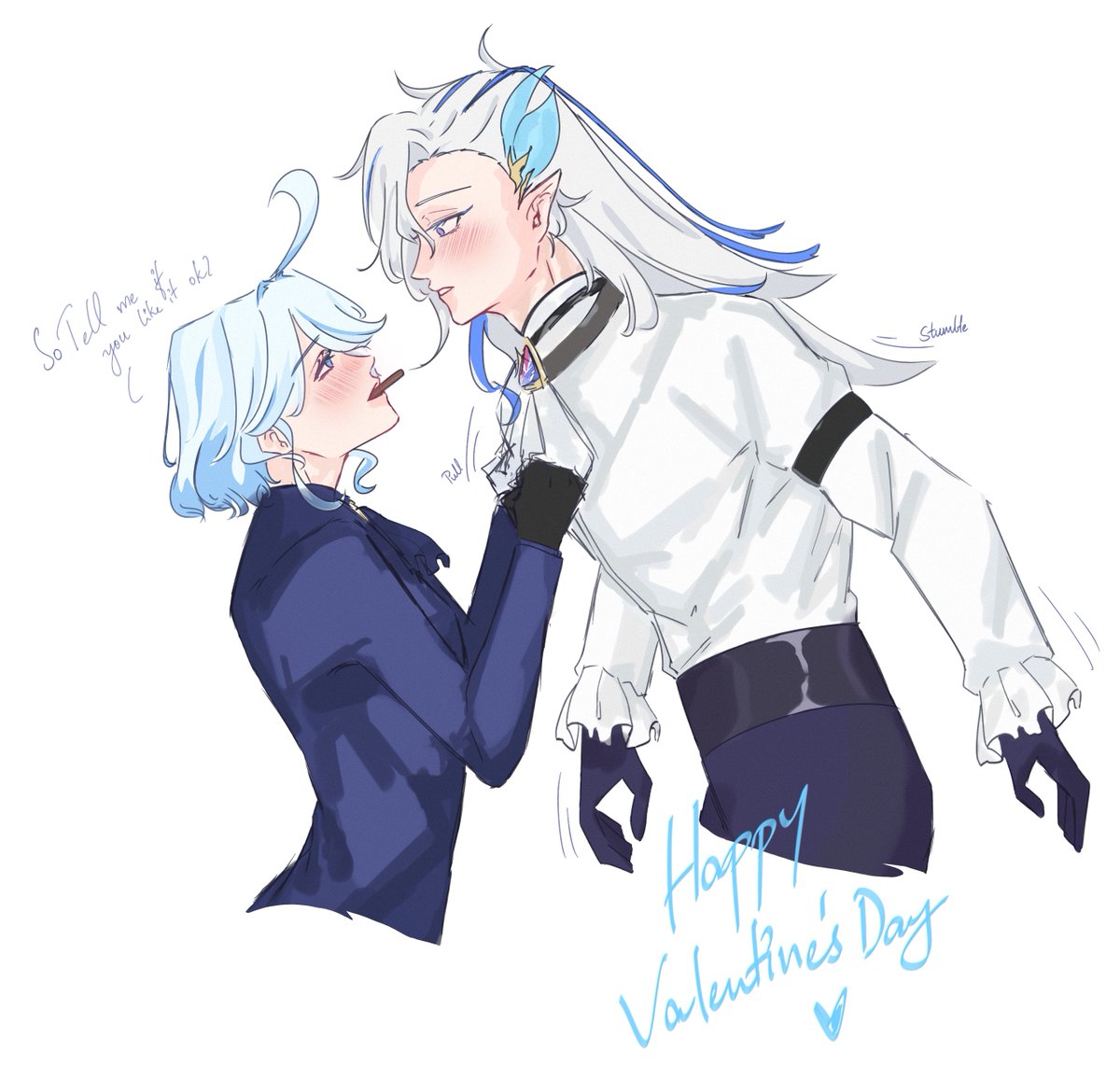 isplek's tweet photo. Happy #NufuValentines @siomaoart 🫰I’m your secret  gifter and hope I did justice to your vision ^^  

Thank you @NuFuHoliday for this  event!!  💙🩵🥹

#Nufu #Neuvifuri https://t.co/cwWjVK8CPZ