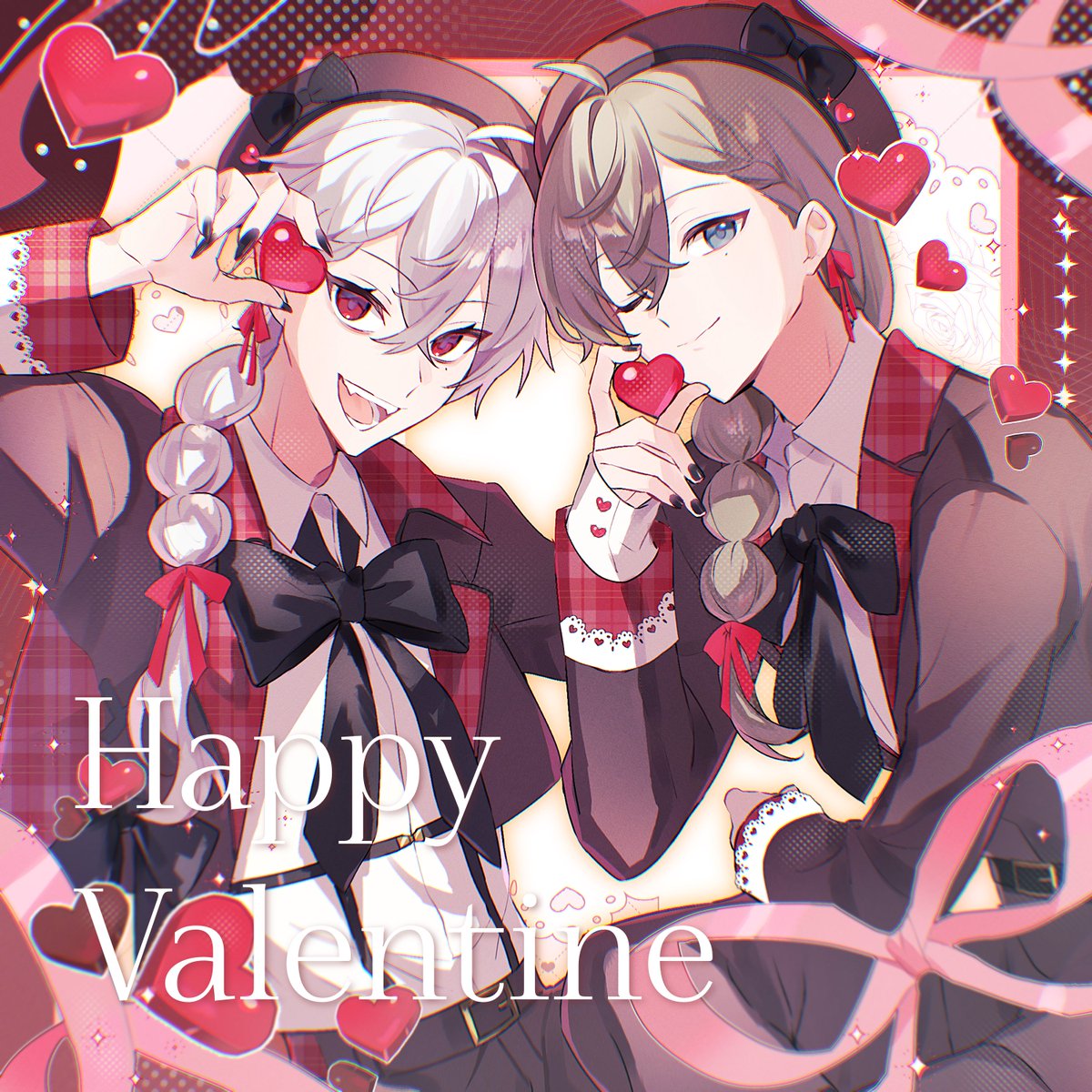 遅れましたがHappyValentine❤🍫
#くろのあとりえ
