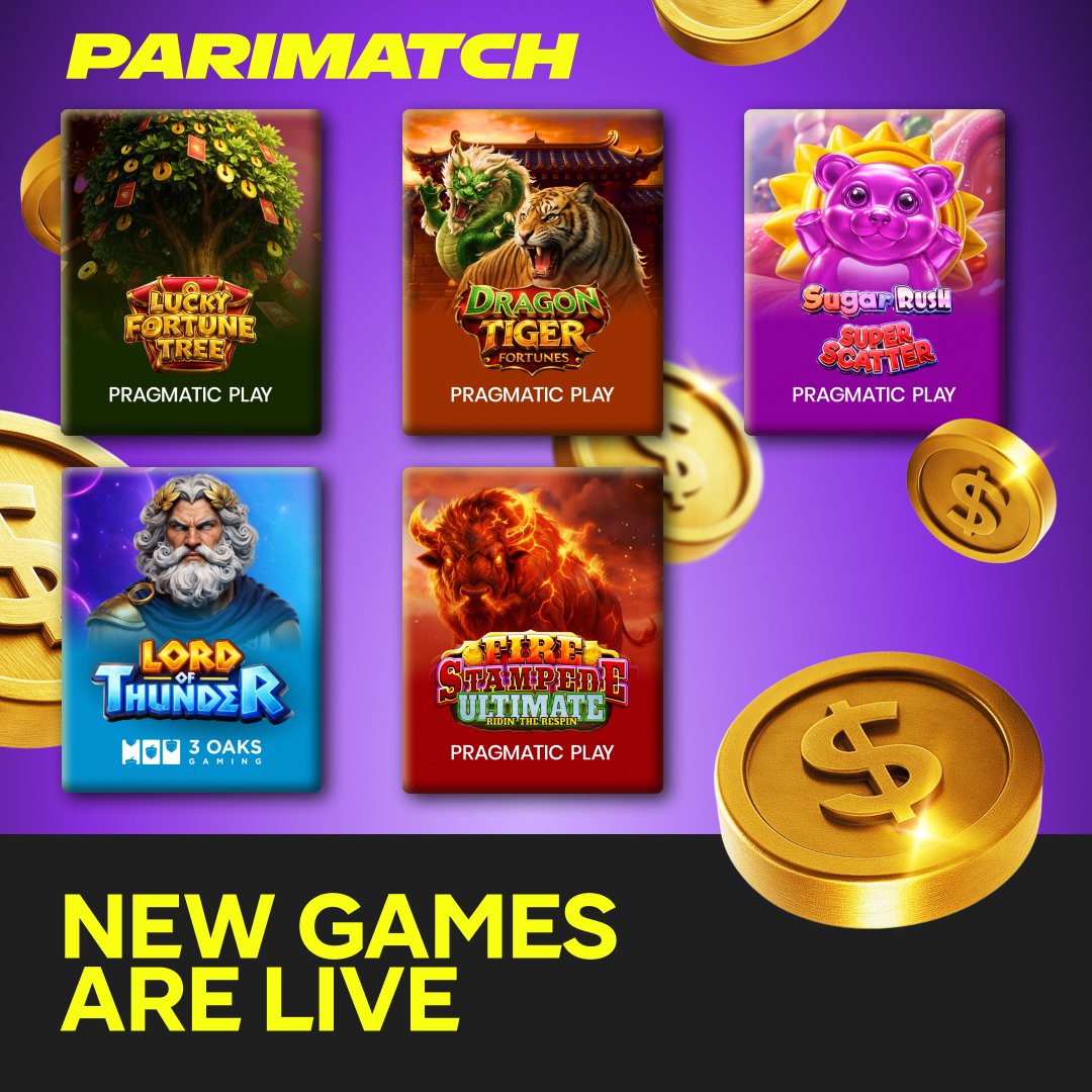 ParimatchCanada's tweet photo. New arrivals are here! 

🔥 Lucky Fortune Tree
🔥 Dragon Tiger Fortunes
🔥 Sugar Rush Super Scatter
🔥 Fire Stampede Ultimate
🔥 Lord of Thunder

Ready to try something new? 🎰 https://t.co/Vrv2B4L0Bs

#onlinegaming https://t.co/ilv6ifQIgS