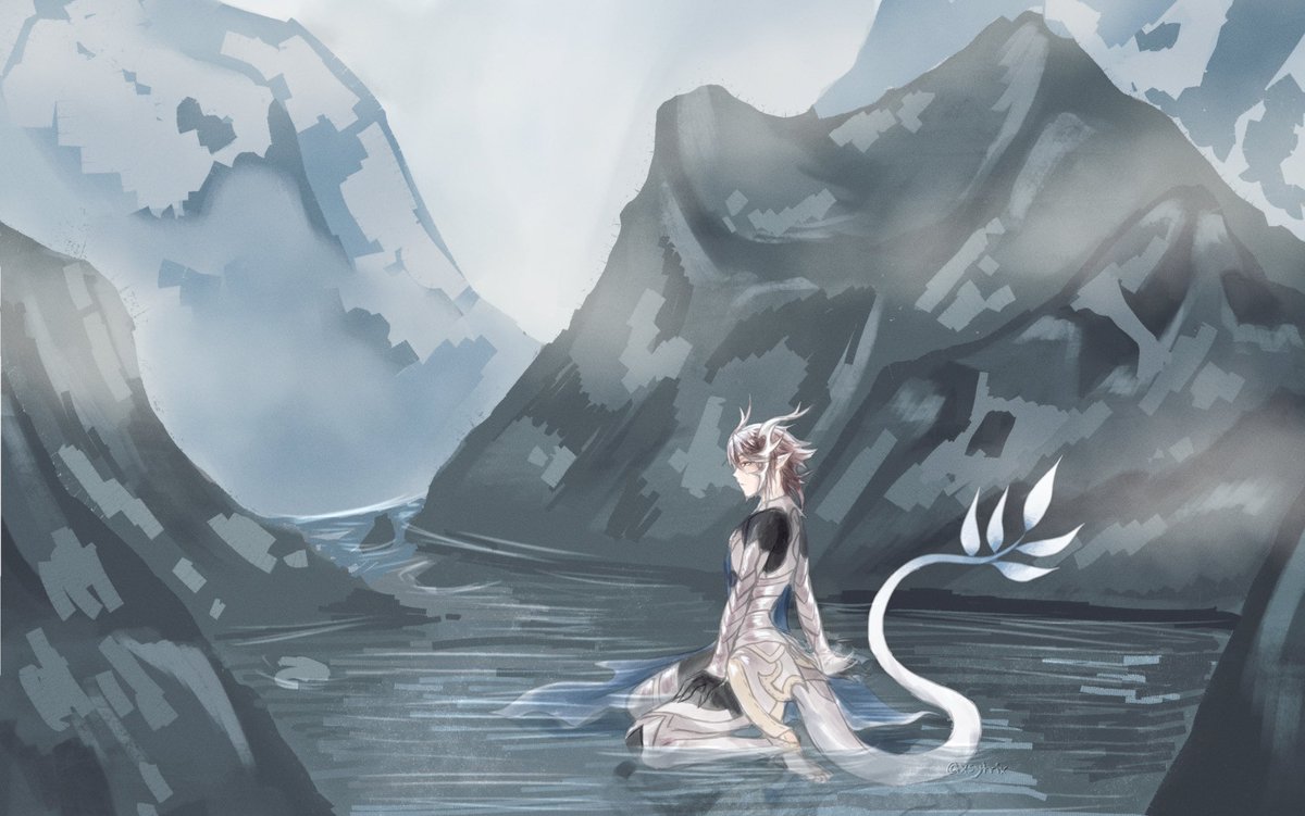 Xsytrix's tweet photo. Did a redraw of an old Corrin drawing I did when I was younger ah #fireemblem https://t.co/ZBMyNQCaXR