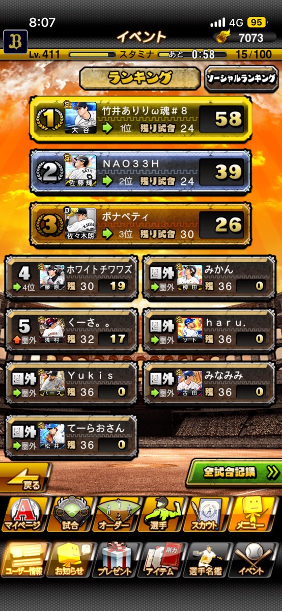 ariri7070's tweet photo. 参加率悪すぎて草 https://t.co/2AGToGYWxN