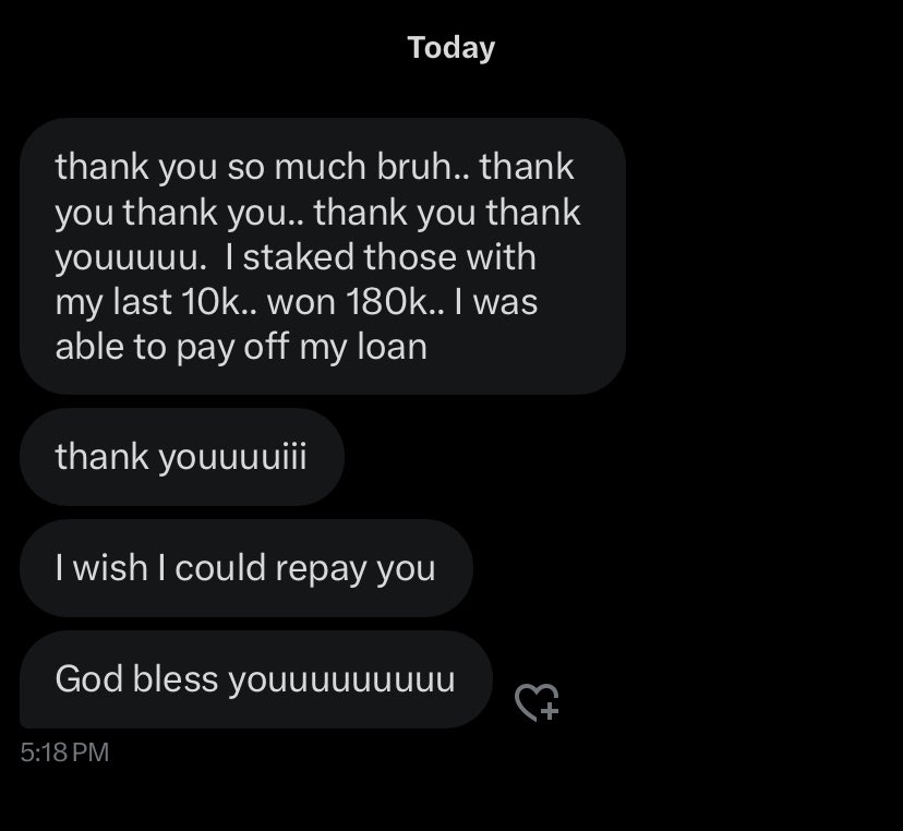 The only way to pay a creator back is by increasing your followers or verifying your account so your repost can create impression. It’s fair to give people who engage regularly than someone who only engages only giveaway posts.