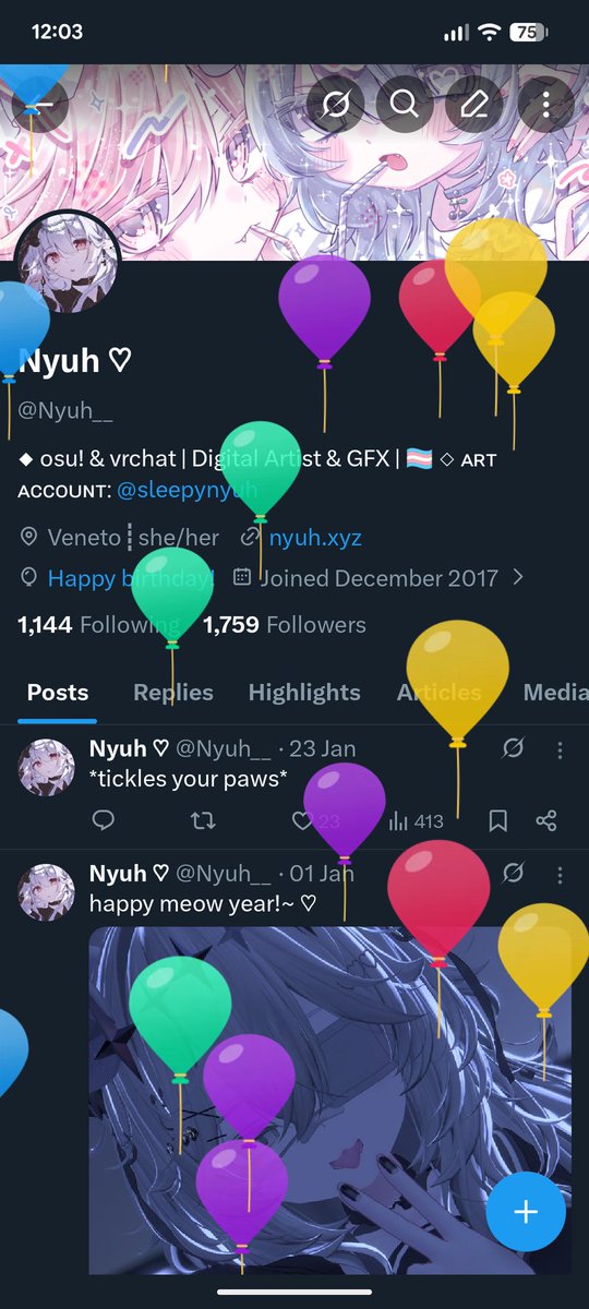 Nyuh ♡ tweet media