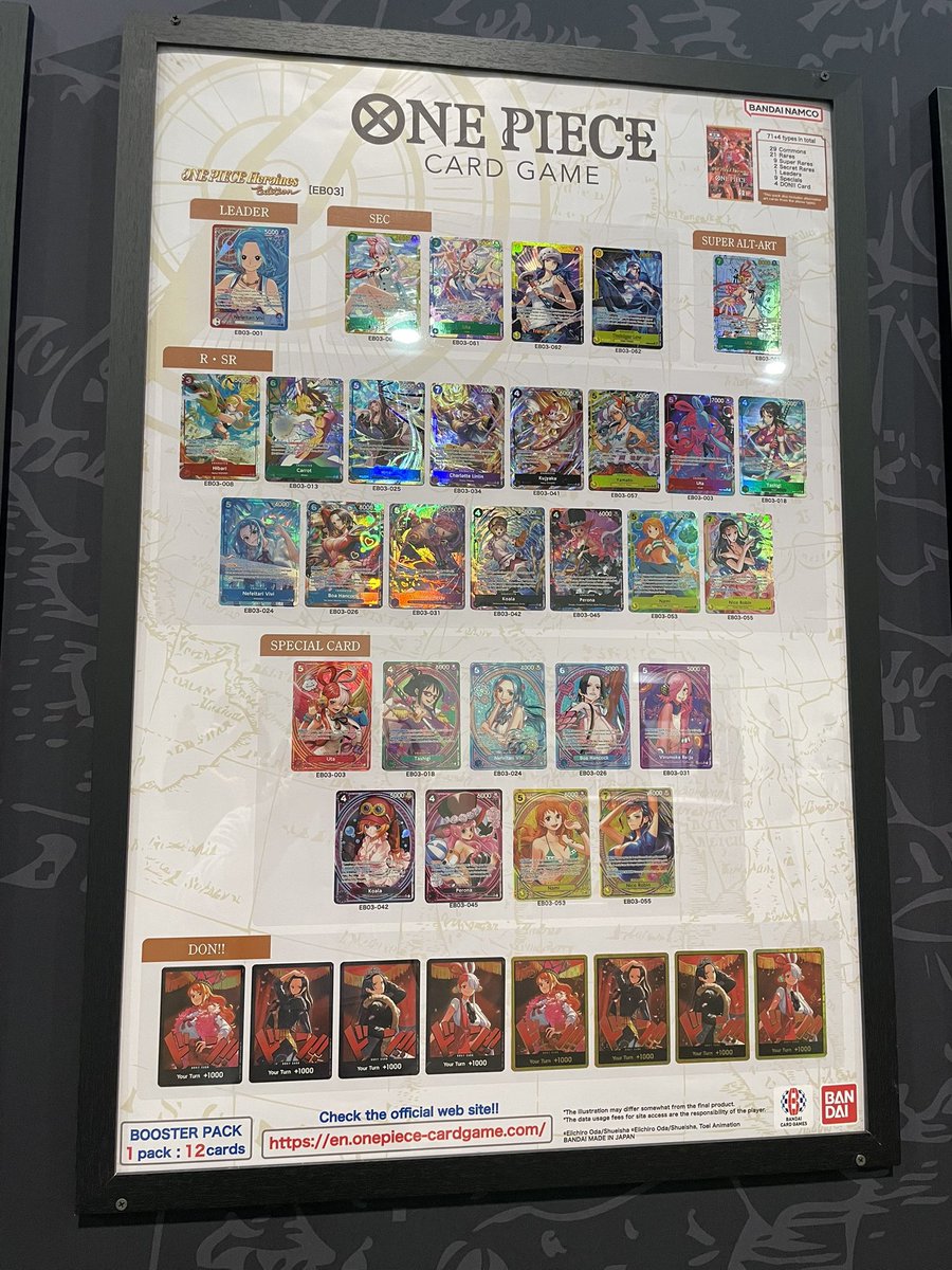 AndyCollectz's tweet photo. English EB03 Heroines Edition Display at Bandai Card Games Fest in Vegas!

Officially releases Feb. 20th 🗓️ https://t.co/1YIpERxwz0