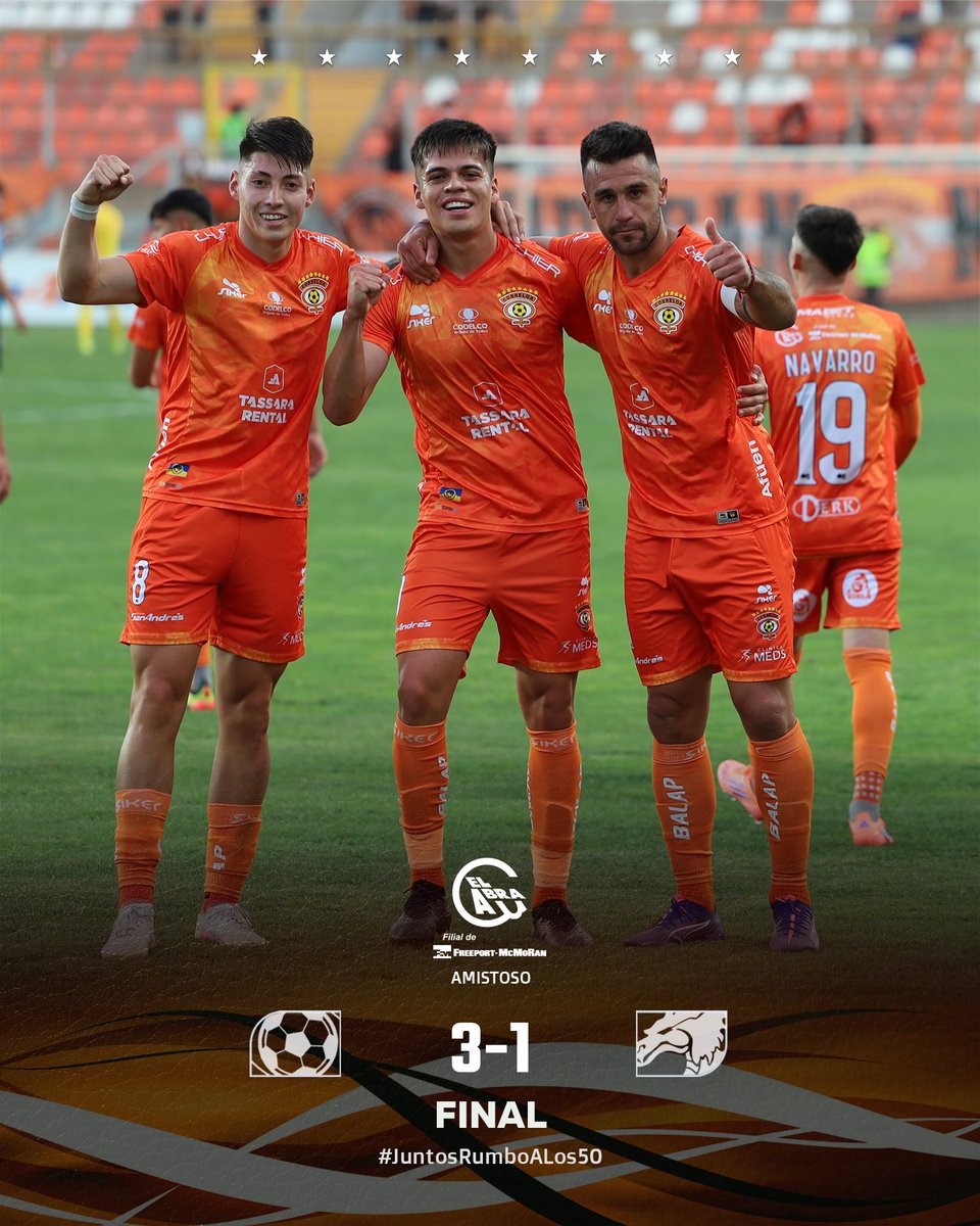 Finaaaal en Calama ⏱️

Con goles de Álvaro Delgado, Vicente Conelli y Gustavo Gotti, Cobreloa derrotó a D. Iquique en el ZDD 🏟️

¡Vamos Cobreloa Querido! 🦊🧡