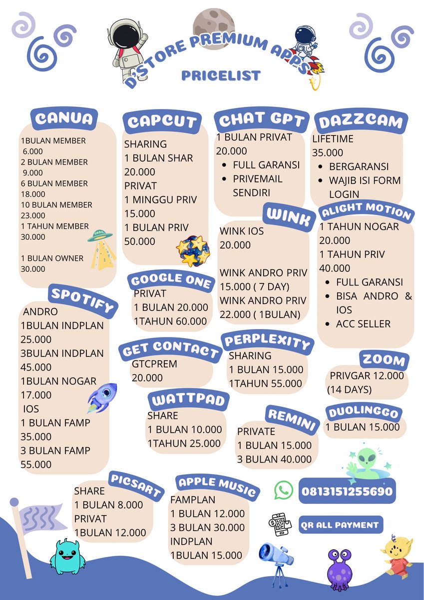 deeplyfeelin's tweet photo. WTS NETFLIX & ALL APK PREM DENGAN HARGA TERJANGKAU ,AMANAH , FAST UNTUK YANG CARI NET HARIAN BISA CHAT DULU UNTUK PL NYA DAN SETIAP PEMBELIAN ALLAPPS FREE VIU https://t.co/uHWbRIXYCW YU JAJAN SUNG CHAT KE LINK WA 👈🏻
#zonauang️ #zonajajan #zonaba #zonabu #premiumapp #netflix https://t.co/QrCuKWntiL