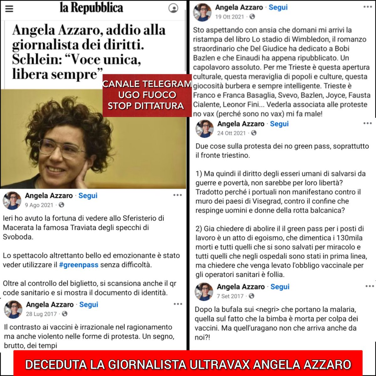 Andrea00451's tweet photo. @gianluc75235316 @El1_Elyon Purtroppo molte persone NON hanno avuto la tua stessa fortuna, ecco una di loro: https://t.co/nwH8GP2I1J