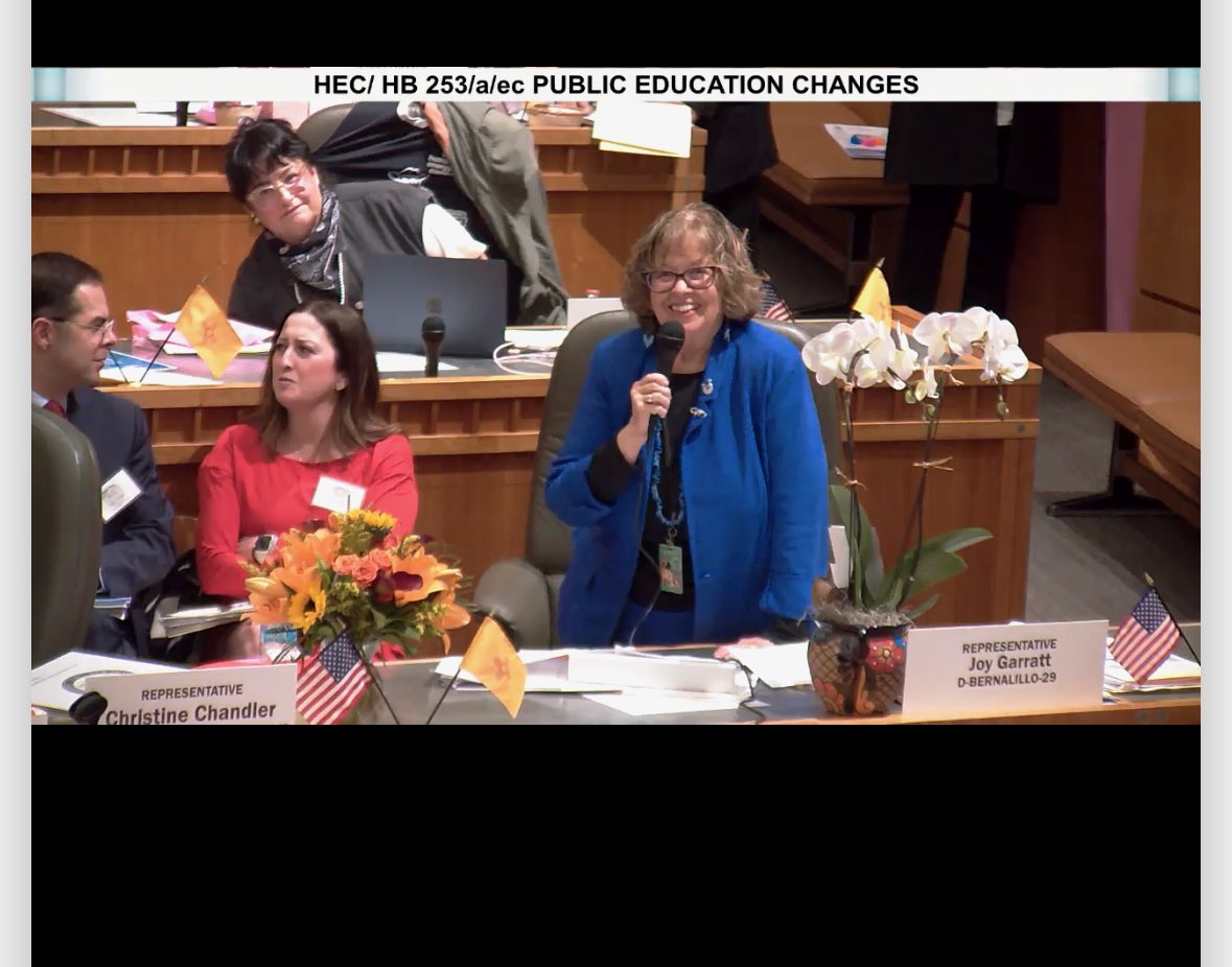 joyousgarratt's tweet photo. HB253, which protects and preserves virtual education, reduces the financial burden on Gallup McKinley County Schools and calls for a deep dive study of virtual education in NM during the interim. Passed 69-0. @NMPED #nmhd29 #nmleg #virtualeducation #LESC https://t.co/73LrduYXnP