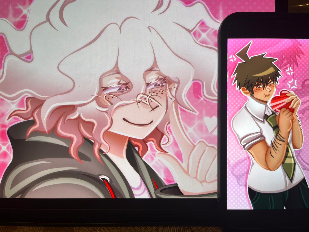 valentine's day ft komahina
inspired from @shellyy__3 post on ig

#danganronpa #komahina