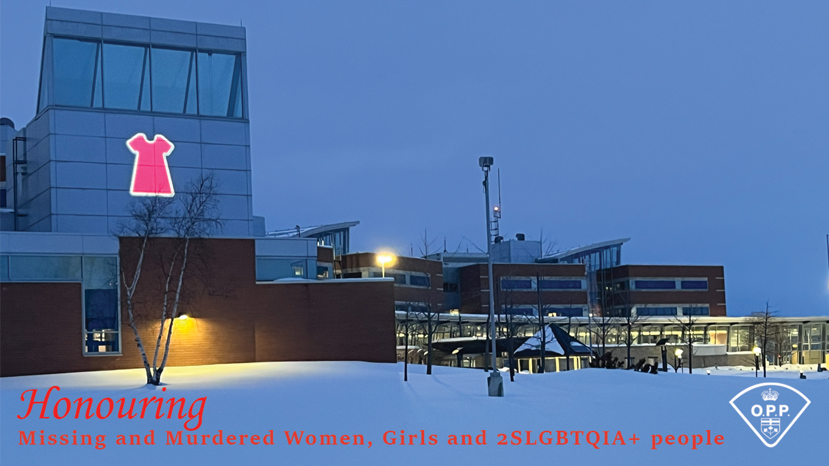 More than 30 years ago, the Women’s Memorial March, honouring Cheryl Anne Joe, was held in Vancouver. Today, communities across the country come together on this day to honour missing and murdered Indigenous women, girls (MMIWG) and 2SLGBTQIA+ people. At OPP General Headquarters,
