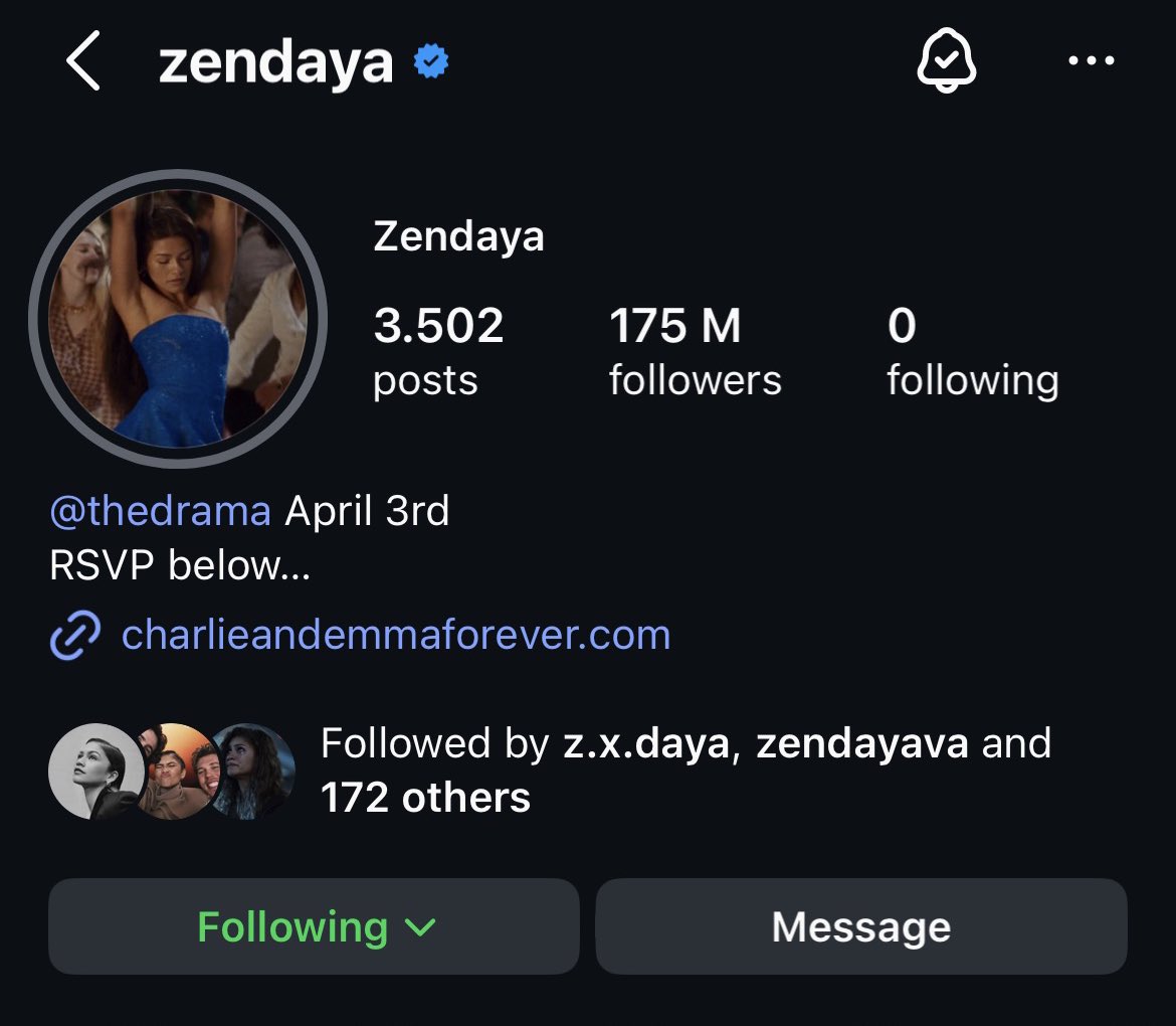 her adding the emma and charlie website on her bio too this must be her most favorite project so far 😭🫂