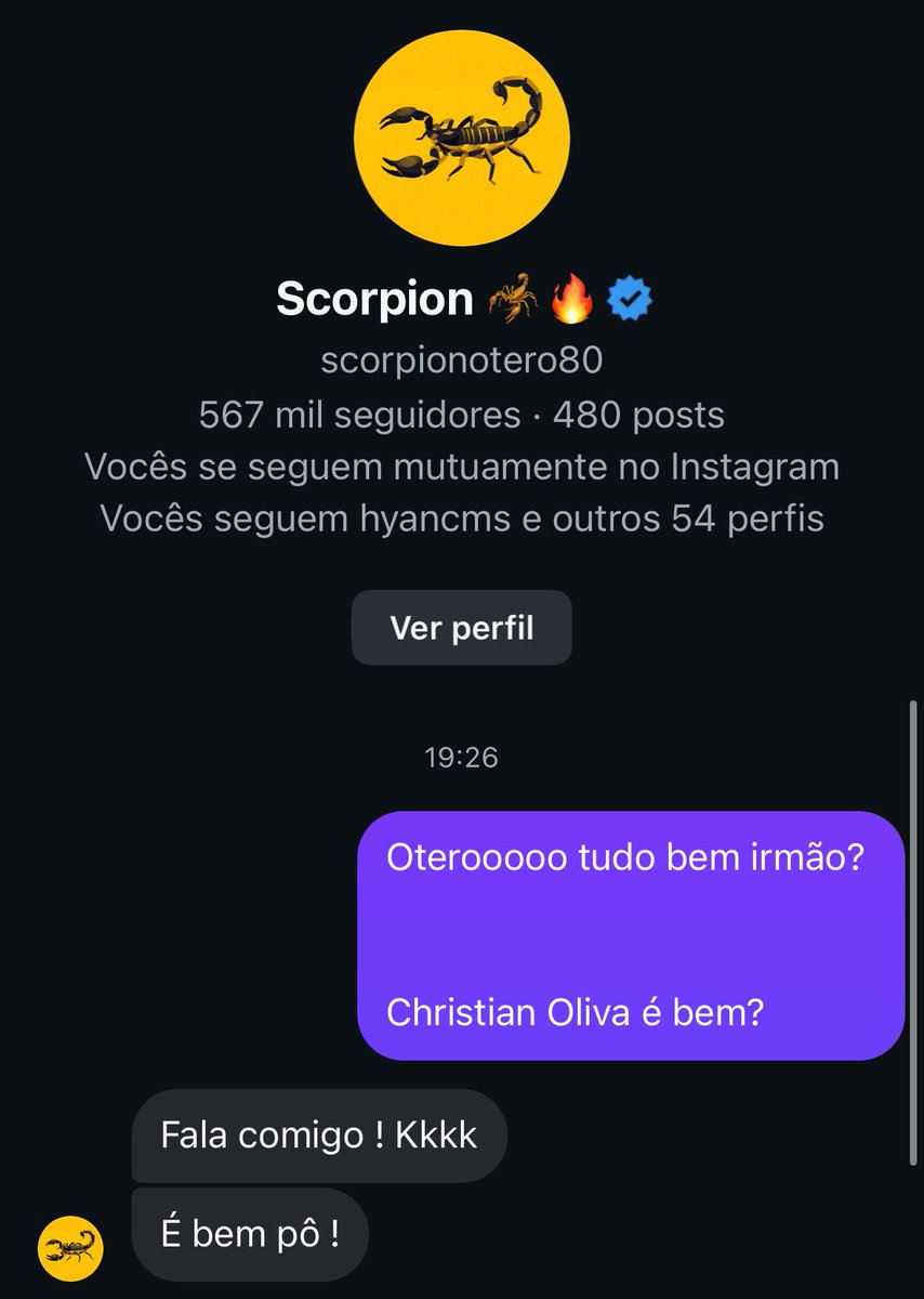Oterito deu o papo
