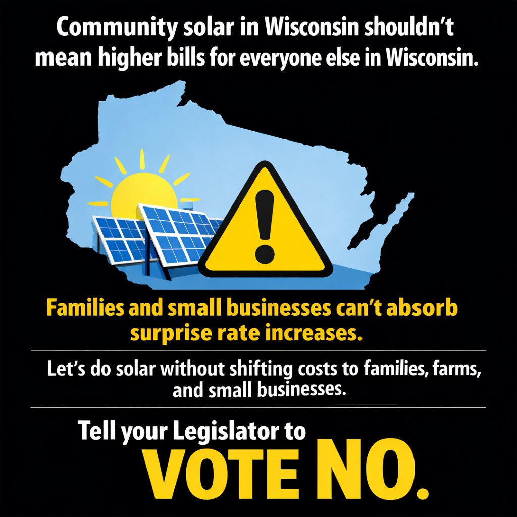 Fair Rates for Wisconsin's Dairyland tweet media