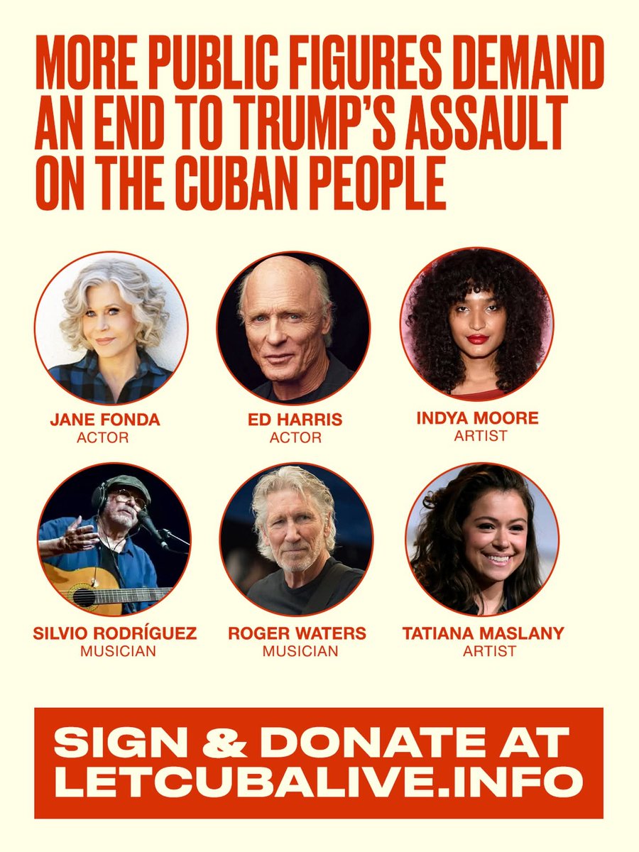 ¡Cuba no está sola!
#Cuba #UnblockCuba #LetCubaLive