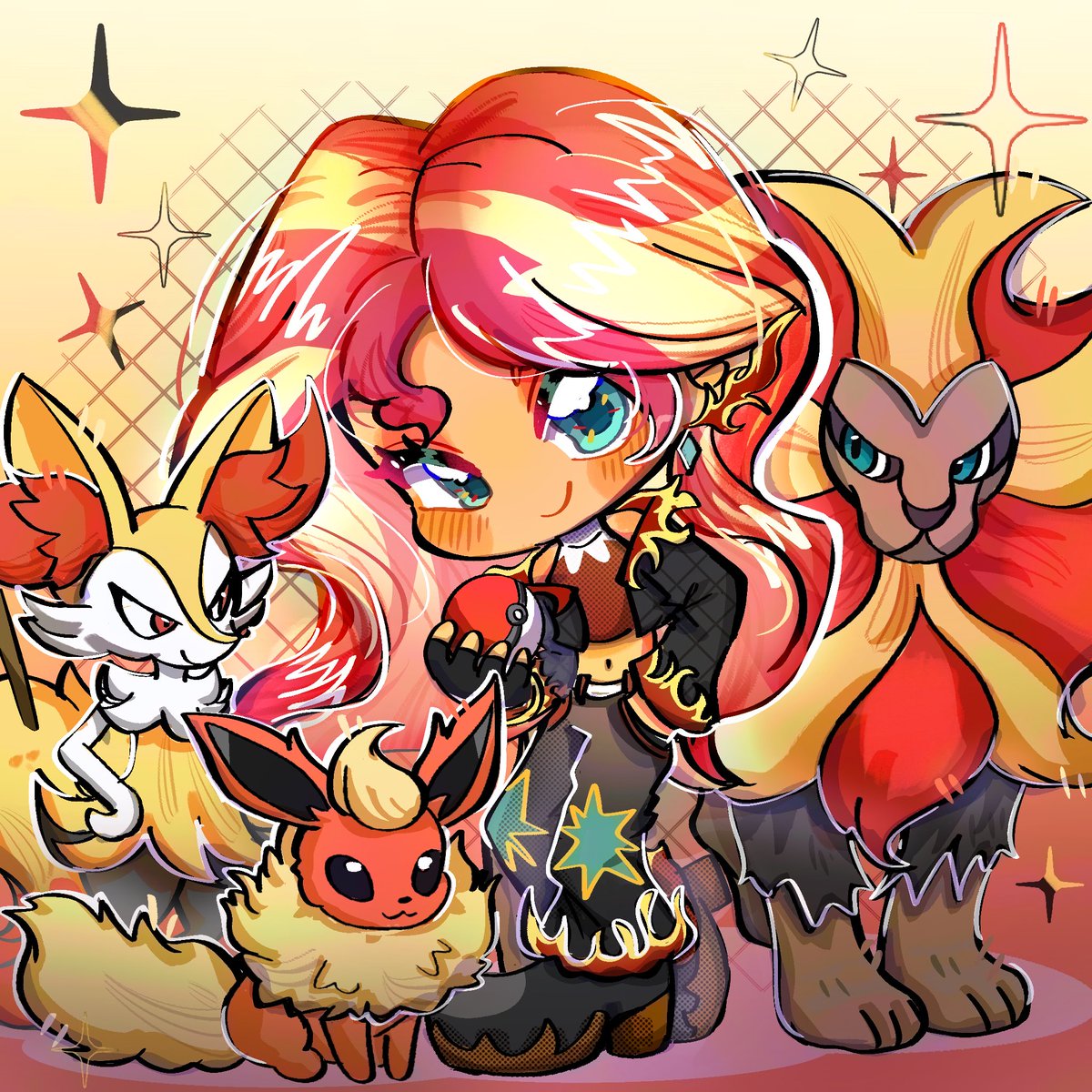 ❤️💛🔥
#sunsetshimmer #mlp
#pokemon